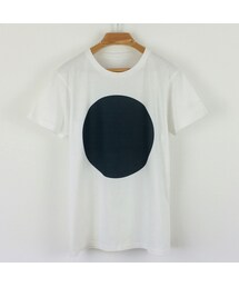 no brand | 丸図Tシャツ_白／スリムシルエット(Tシャツ/カットソー)