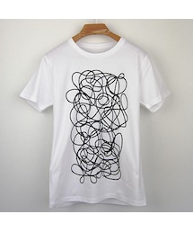 no brand | 癇癪（かんしゃく）図Tシャツ／スリムシルエット(Tシャツ/カットソー)