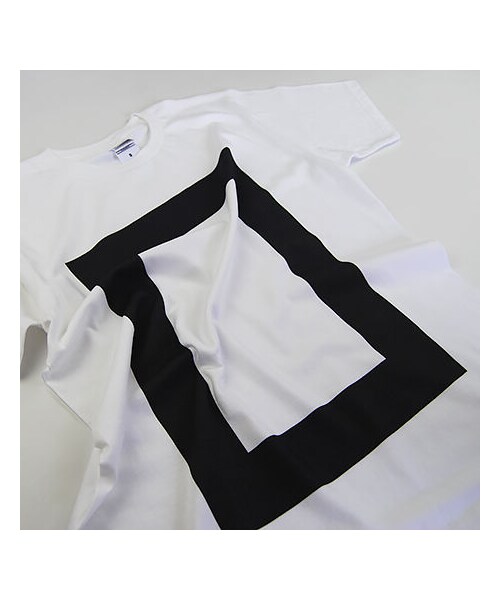 no brand(ノーブランド)の「枠図Tシャツ(Tシャツ/カットソー・その他)」の4枚目の写真