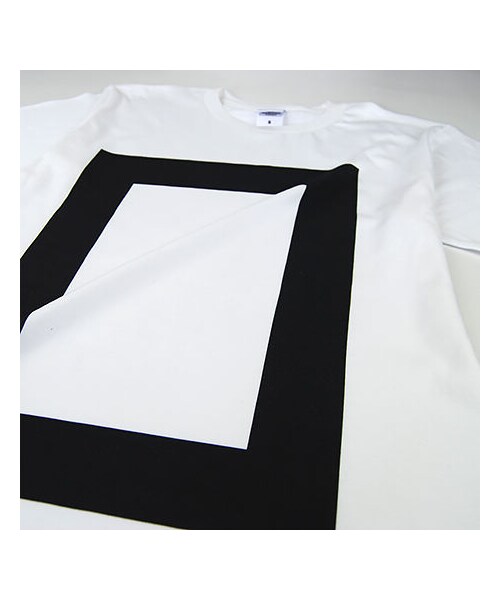 no brand(ノーブランド)の「枠図Tシャツ(Tシャツ/カットソー・その他)」の2枚目の写真