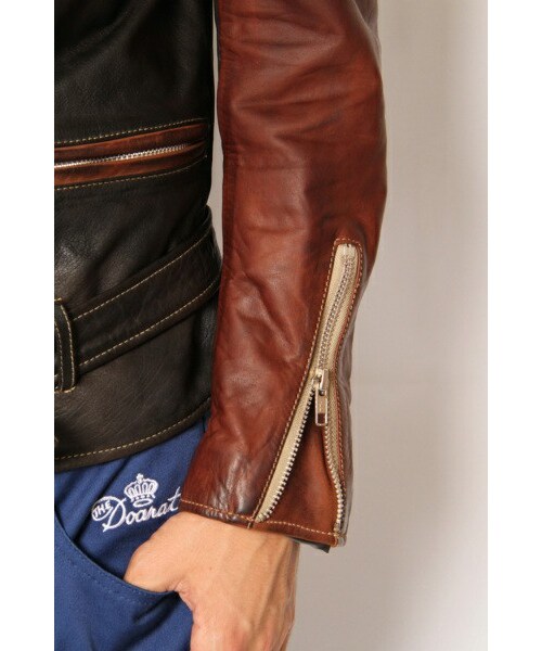 DOARAT【ドゥアラット】ライダースジャケット DOARAT（ドゥアラット）の「RALEIGH BICOLOR JACKET（）」 - WEAR
