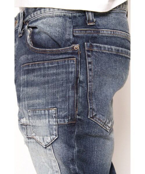 ドゥアラット　デニム DOARAT（ドゥアラット）の「FULLY REPAIRED DENIM PANTS