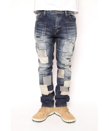 DOARAT（ドゥアラット）の「FULLY REPAIRED DENIM PANTS（）」 - WEAR