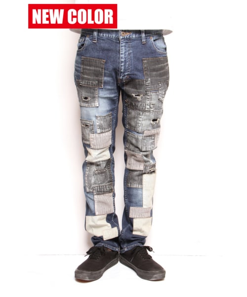 ドゥアラット　デニム DOARAT（ドゥアラット）の「FULLY REPAIRED DENIM PANTS