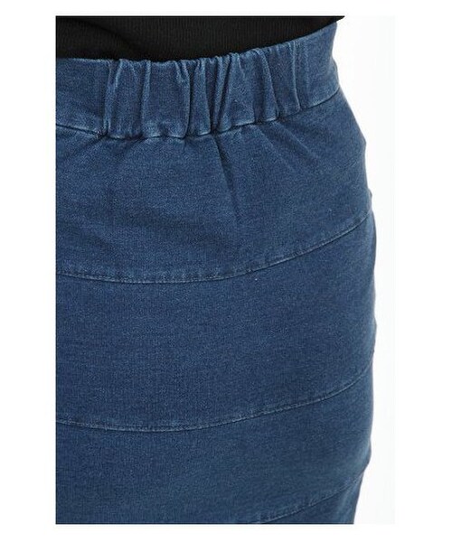 LIPSERVICE（リップサービス）の「カットハイウエスト スカート（スカート・レディース・インディゴ/ブリーチ・S/M）」の6枚目の写真