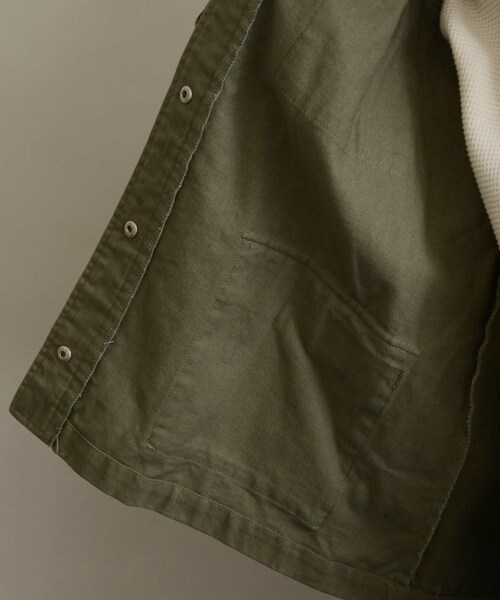 OZOC(オゾック)の「コットンサファリジャケット(ジャケット/アウター・レディース・カーキ(027)・38(M))」の6枚目の写真