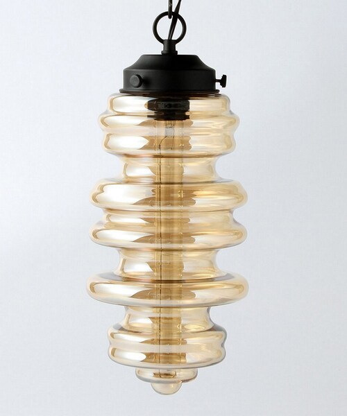 ACME Furniture アンバーガラス ペンダントランプ ACDL-521 ACME