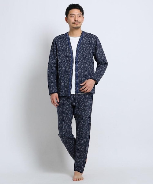 TAKEO KIKUCHI（タケオキクチ）の「幾何学迷彩パジャマカーディガン