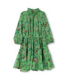 BRANSHES | 楊柳シフォン花柄長袖ワンピース(ワンピース)