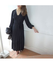 styling/ | styling/ kei shirahata ウエストギャザードレス(ワンピース)