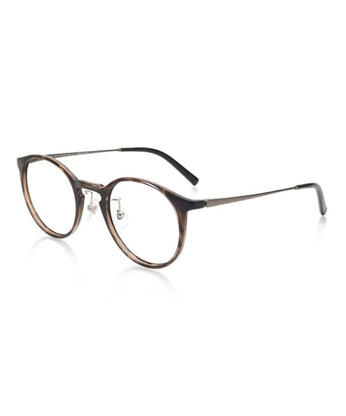 JINS(ジンズ)の「【Combination Airframe -refine- 】(メガネ・メンズ・ブラック(494)/ピーコックグラデーション(147)/ライトグレー(291)/ブラウンデミ(386)・Medium 49.1□22.0-146.0○44)」の3枚目の写真