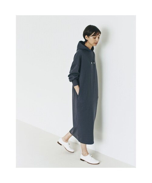 and myera(アンド マイラ)の「and myera トレーナーワンピース(レディースファッション > ワンピース・チュニック > ワンピース・レディース・ブラック・L/LL/M/S)」の3枚目の写真
