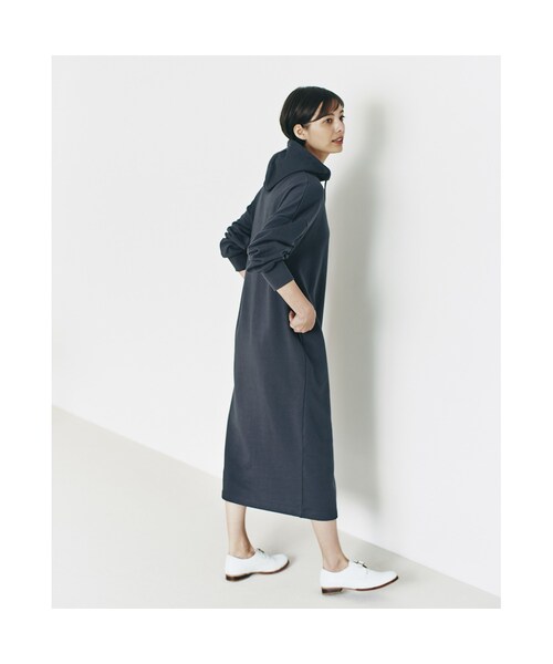 and myera(アンド マイラ)の「and myera トレーナーワンピース(レディースファッション > ワンピース・チュニック > ワンピース・レディース・ブラック・L/LL/M/S)」の5枚目の写真