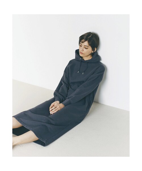 and myera(アンド マイラ)の「and myera トレーナーワンピース(レディースファッション > ワンピース・チュニック > ワンピース・レディース・ブラック・L/LL/M/S)」の6枚目の写真