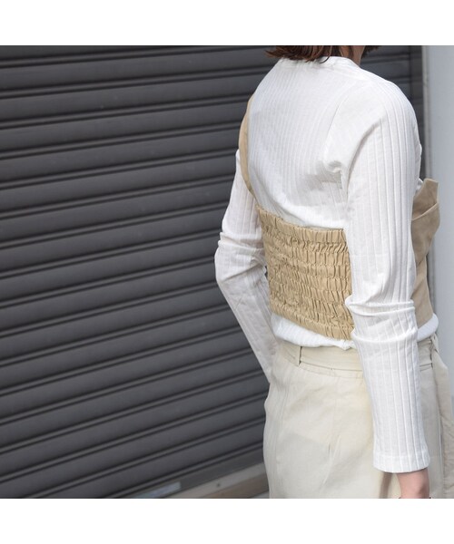 no brand（ノーブランド）の「ワンショルダービスチェ（Tシャツ/カットソー・レディース・その他）」の6枚目の写真