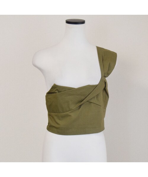 no brand（ノーブランド）の「ワンショルダービスチェ（Tシャツ/カットソー・レディース・その他）」の10枚目の写真
