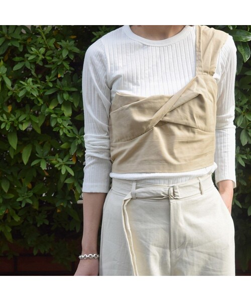 no brand（ノーブランド）の「ワンショルダービスチェ（Tシャツ/カットソー・レディース・その他）」の2枚目の写真