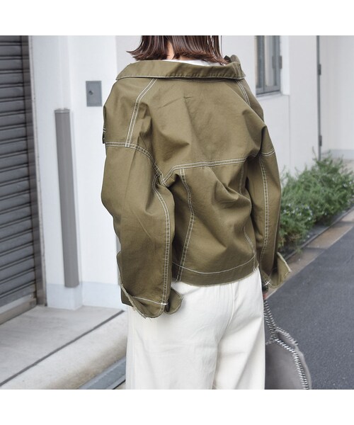 no brand(ノーブランド)の「ワークステッチオーバーJK(その他アウター・レディース・その他)」の6枚目の写真