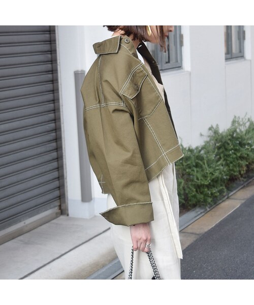 no brand(ノーブランド)の「ワークステッチオーバーJK(その他アウター・レディース・その他)」の5枚目の写真