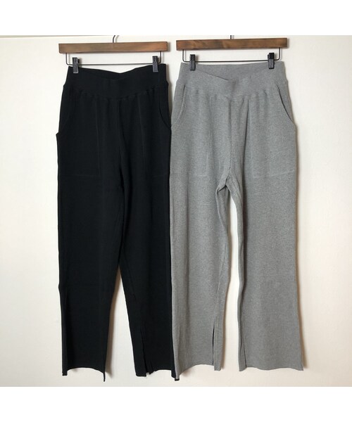copine(コピン)の「再入荷!サーマルワッフル裾スリットワイドパンツ(2color)(その他パンツ・レディース・その他)」の13枚目の写真