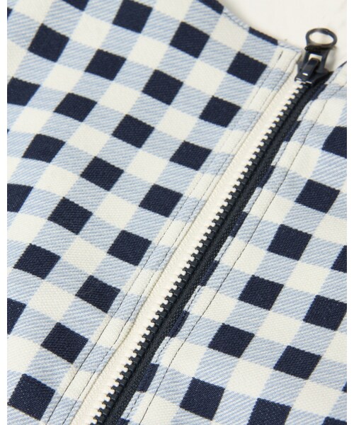 VICKY（ビッキー）の「ギンガムチェックノースリPO（トップス・レディース・インディゴ/ホワイト・M）」の8枚目の写真