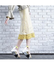 AULA | AULA LACE LAYERED SKIRT(スカート)