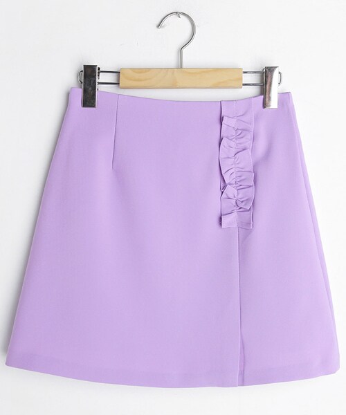 DHOLIC（ディーホリック）の「フリルミニスカート（スカート・レディース・ホワイト/ブラック/パープル・S/M）」の3枚目の写真