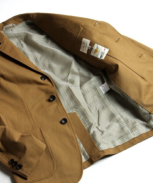BRISVANE MOSS（ブリスベンモス）の「コットンテーラードジャケット（ジャケット/アウター・メンズ・ベージュ/ネイビー・S/M/L/XL）」の12枚目の写真