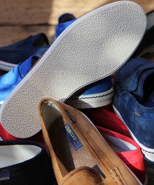 FRANCESCO（フランチェスコ）の「スウェードローファースニーカー（シューズ・メンズ・ブラック/キャメル/カーキ/レッド/ネイビー/ホワイト・41/42/43）」の12枚目の写真