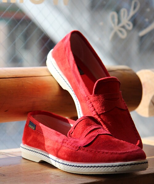 FRANCESCO（フランチェスコ）の「スウェードローファースニーカー（シューズ・メンズ・ブラック/キャメル/カーキ/レッド/ネイビー/ホワイト・41/42/43）」の5枚目の写真