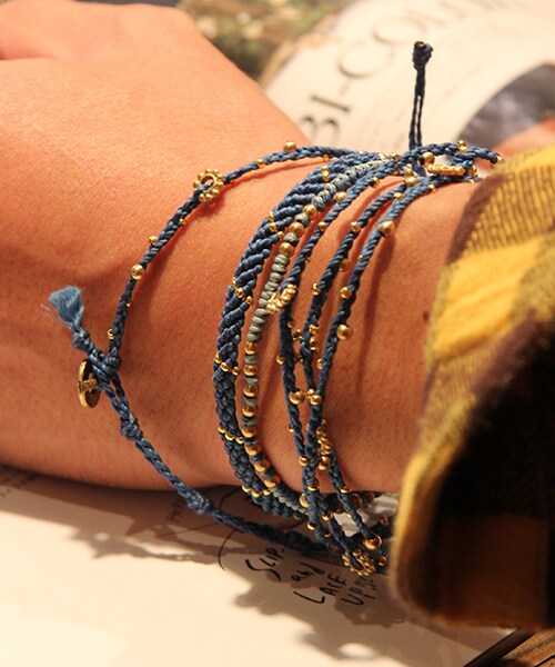 wakami（ワカミ）の「別注 3WAYブレスレット（アクセサリー・メンズ・ホワイト/ブラック/ブルー・ONE SIZE）」の14枚目の写真