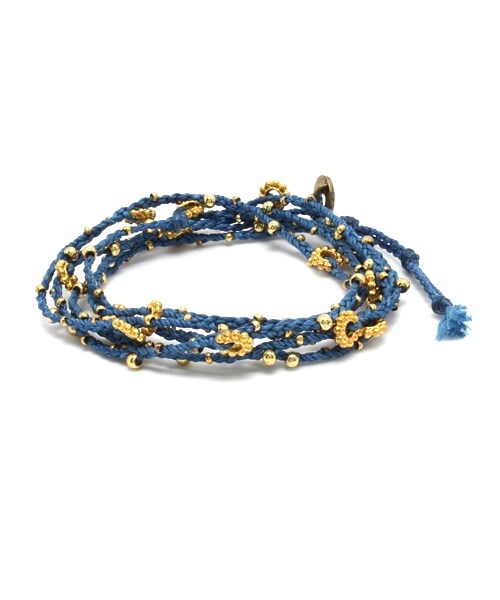 wakami（ワカミ）の「別注 3WAYブレスレット（アクセサリー・メンズ・ホワイト/ブラック/ブルー・ONE SIZE）」の5枚目の写真