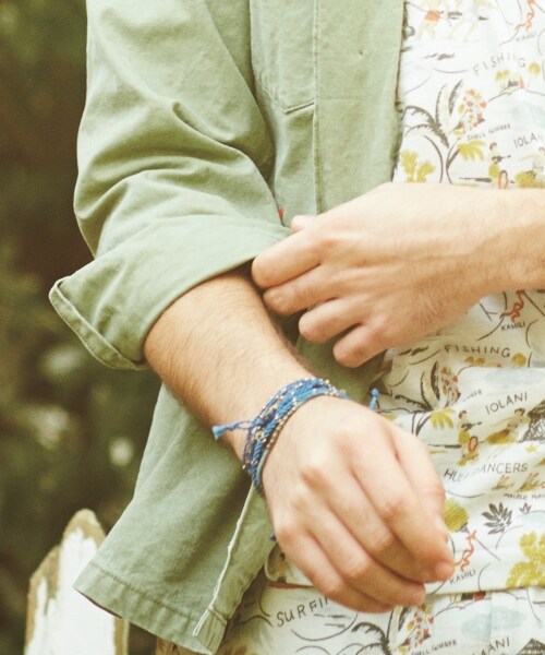 wakami（ワカミ）の「別注 3WAYブレスレット（アクセサリー・メンズ・ホワイト/ブラック/ブルー・ONE SIZE）」の11枚目の写真