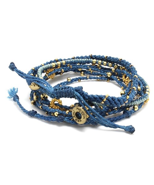 wakami（ワカミ）の「別注 3WAYブレスレット（アクセサリー・メンズ・ホワイト/ブラック/ブルー・ONE SIZE）」の3枚目の写真