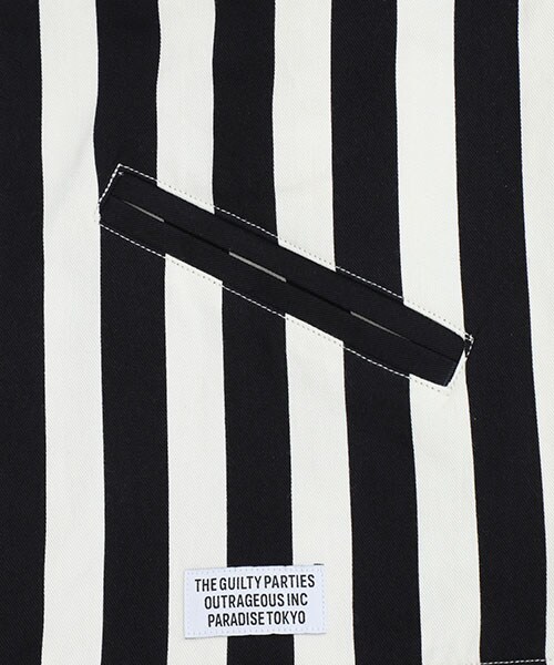 WACKO MARIA ストライプアクセントジャケット WACKO MARIA ストライプアクセントジャケット