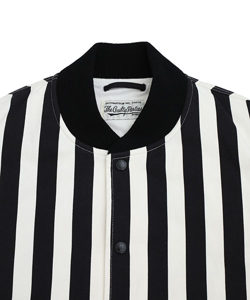 WACKO MARIA ストライプアクセントジャケット WACKO MARIA ストライプアクセントジャケット