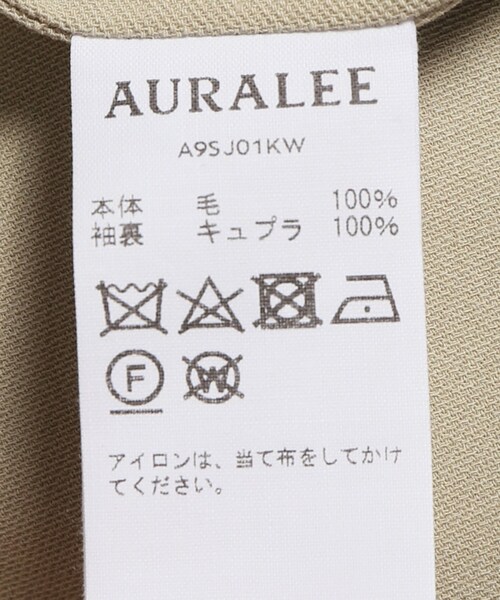 EDIFICE（エディフィス）の「AURALEE / オーラリー ハードツイストウールドビージャケット（ジャケット/アウター・ベージュ/3/4）」の14枚目の写真
