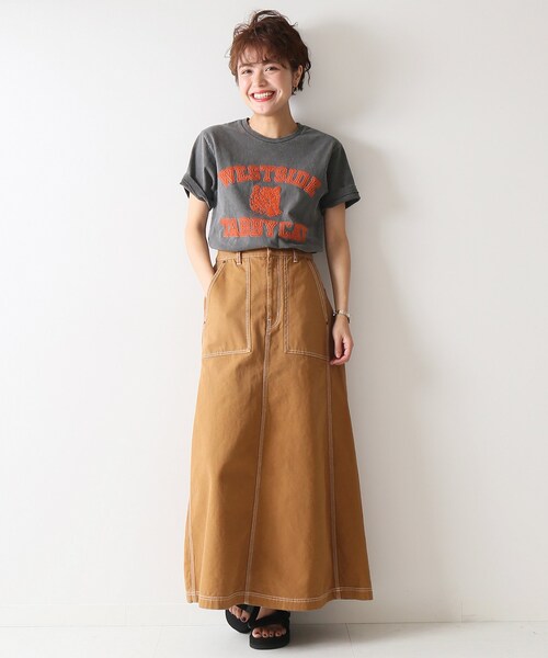 Spick & Span（スピックアンドスパン）の「≪予約≫【MIXTA】Tシャツ (TABBY CAT 19)◆（トップス・ブラック/フリー）」の4枚目の写真