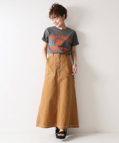 Spick & Span（スピックアンドスパン）の「≪予約≫【MIXTA】Tシャツ (TABBY CAT 19)◆（トップス・ブラック/フリー）」の5枚目の写真