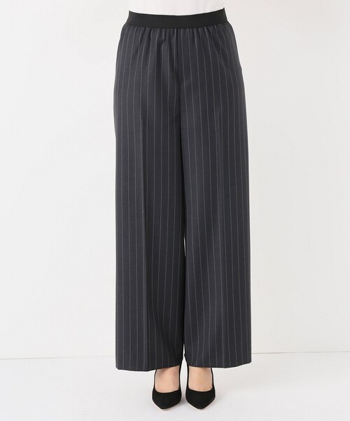 AP STUDIO(エーピーストゥディオ)の「DRAGO Stripe easy パンツ◆(パンツ・グレー/32/34/36/38)」の10枚目の写真