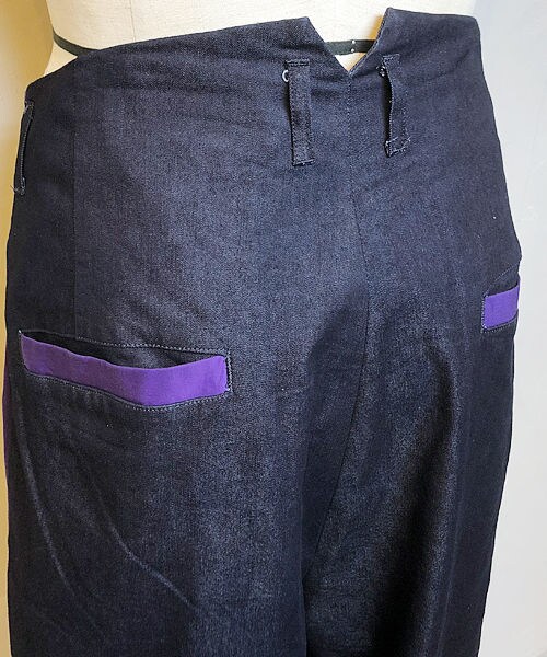 masterkey（マスターキー）の「SABI（デニムパンツ・メンズ・パープル/ブラック・1/2/3）」の12枚目の写真