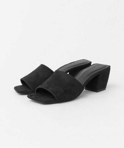 SENSE OF PLACE by URBAN RESEARCH（センスオブプレイスバイアーバンリサーチ）の「スクエアディティールワンバンドミュール（シューズ・レディース・BEIGE/WHITE/PYTHON/GOLD/SILVER/ORANGE/PINK/L.BLUE/BLACK/CLEAR・S/M/L）」の10枚目の写真