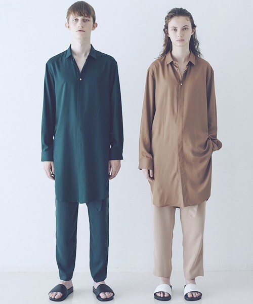 CULLNI（クルニ）の「サイドスリットロングシャツ（）」 - WEAR