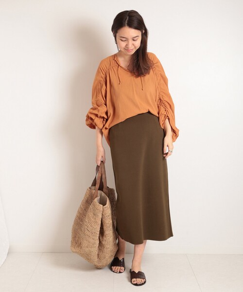 FRAMeWORK（フレームワーク）の「≪予約≫C/NY スムースタイトスカート  