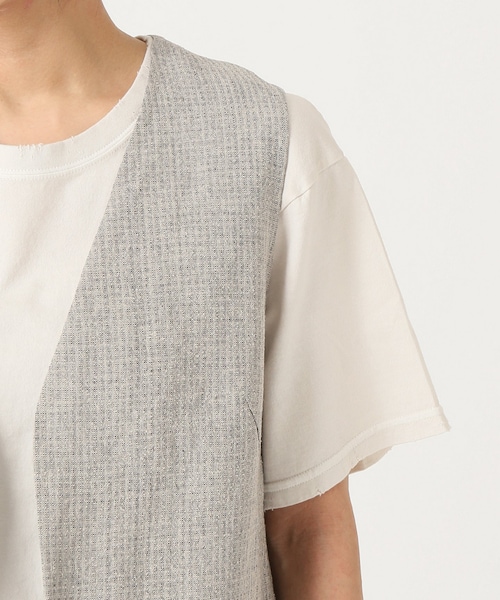 plage（プラージュ）の「《予約》Silk nep tweed ベスト