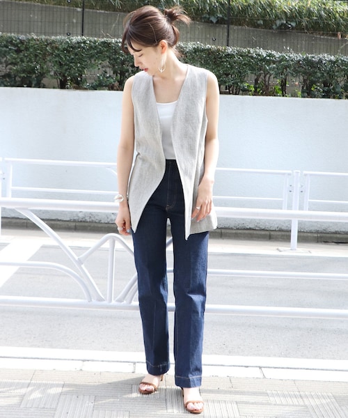 plage（プラージュ）の「《予約》Silk nep tweed ベスト◇（）」 - WEAR