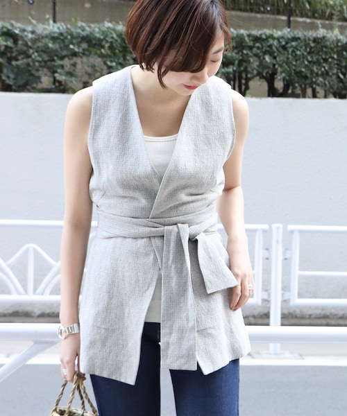 plageプラージュSILK NEP ジャケット plageプラージュSILK NEP ジャケット