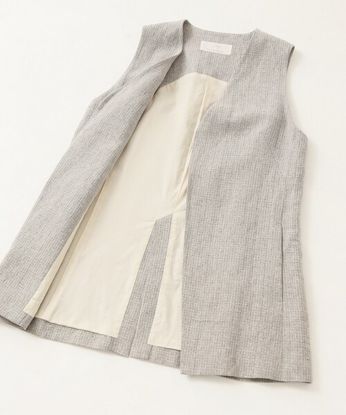 plage（プラージュ）の「《予約》Silk nep tweed ベスト