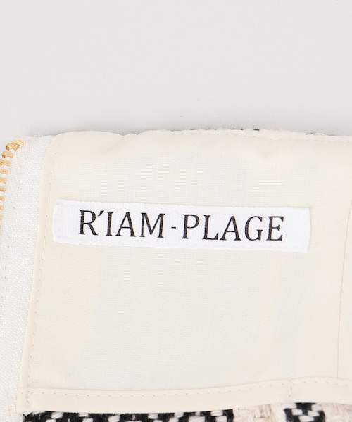 plage（プラージュ）の「RIAM MEXiCANツィードスカート