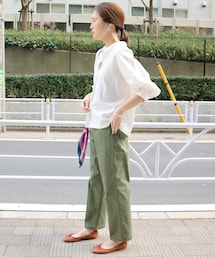 SLOBE IENA（スローブイエナ）の「《予約》リネン混スキッパー